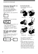 Preview for 4 page of Sony HDV HVR-A1U Operating Manual