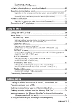 Preview for 7 page of Sony HDV HVR-A1U Operating Manual