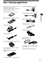 Preview for 9 page of Sony HDV HVR-A1U Operating Manual