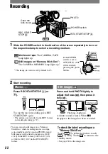 Preview for 22 page of Sony HDV HVR-A1U Operating Manual