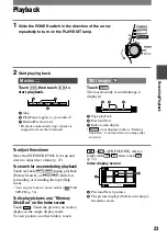 Preview for 23 page of Sony HDV HVR-A1U Operating Manual