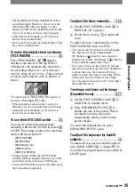 Preview for 25 page of Sony HDV HVR-A1U Operating Manual