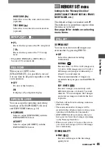 Preview for 49 page of Sony HDV HVR-A1U Operating Manual