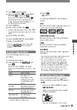 Preview for 53 page of Sony HDV HVR-A1U Operating Manual