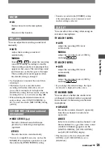 Preview for 59 page of Sony HDV HVR-A1U Operating Manual