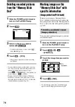 Preview for 74 page of Sony HDV HVR-A1U Operating Manual