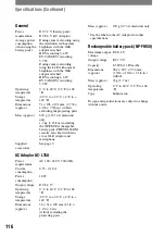 Preview for 116 page of Sony HDV HVR-A1U Operating Manual