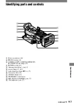 Preview for 117 page of Sony HDV HVR-A1U Operating Manual