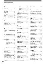 Preview for 122 page of Sony HDV HVR-A1U Operating Manual