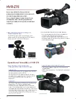 Preview for 1 page of Sony HDV HVR-Z7E Quick Manual