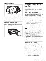 Предварительный просмотр 39 страницы Sony HDVF-EL70 Operation Manual