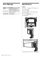 Предварительный просмотр 52 страницы Sony HDVF-EL75 Operation Manual