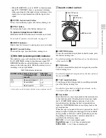 Preview for 21 page of Sony HDW-1800 Operation Manual