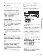 Preview for 35 page of Sony HDW-1800 Operation Manual