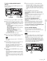 Preview for 41 page of Sony HDW-1800 Operation Manual