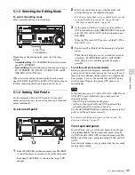 Preview for 45 page of Sony HDW-1800 Operation Manual