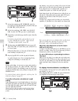 Preview for 46 page of Sony HDW-1800 Operation Manual