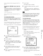 Preview for 61 page of Sony HDW-1800 Operation Manual