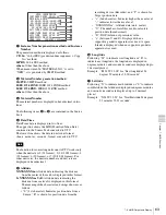 Preview for 63 page of Sony HDW-1800 Operation Manual