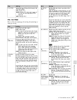 Preview for 67 page of Sony HDW-1800 Operation Manual