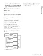 Preview for 77 page of Sony HDW-1800 Operation Manual