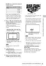 Preview for 49 page of Sony HDW-650 Operation Manual