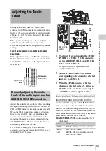 Preview for 55 page of Sony HDW-650 Operation Manual