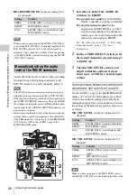 Preview for 56 page of Sony HDW-650 Operation Manual