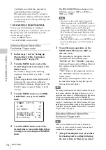 Preview for 74 page of Sony HDW-650 Operation Manual