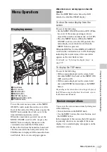 Preview for 117 page of Sony HDW-650 Operation Manual