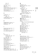 Preview for 173 page of Sony HDW-650 Operation Manual