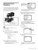 Предварительный просмотр 9 страницы Sony HDW-790 Operation Manual