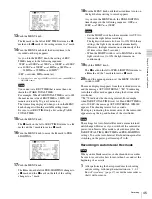 Предварительный просмотр 45 страницы Sony HDW-790 Operation Manual