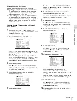 Предварительный просмотр 47 страницы Sony HDW-790 Operation Manual