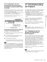 Предварительный просмотр 51 страницы Sony HDW-790 Operation Manual