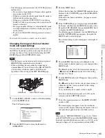 Предварительный просмотр 65 страницы Sony HDW-790 Operation Manual