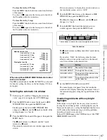 Предварительный просмотр 67 страницы Sony HDW-790 Operation Manual