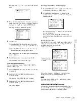 Предварительный просмотр 79 страницы Sony HDW-790 Operation Manual