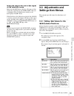 Предварительный просмотр 93 страницы Sony HDW-790 Operation Manual