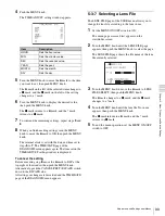 Предварительный просмотр 99 страницы Sony HDW-790 Operation Manual