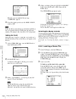 Предварительный просмотр 114 страницы Sony HDW-790 Operation Manual