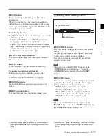 Preview for 18 page of Sony HDW-D2000 Operation Manual