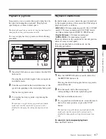 Preview for 44 page of Sony HDW-D2000 Operation Manual