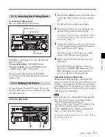 Preview for 52 page of Sony HDW-D2000 Operation Manual