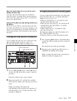 Preview for 54 page of Sony HDW-D2000 Operation Manual