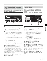 Preview for 56 page of Sony HDW-D2000 Operation Manual