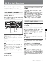 Preview for 67 page of Sony HDW-D2000 Operation Manual