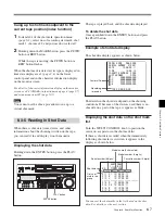 Preview for 71 page of Sony HDW-D2000 Operation Manual