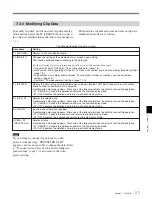 Preview for 79 page of Sony HDW-D2000 Operation Manual