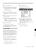 Preview for 87 page of Sony HDW-D2000 Operation Manual